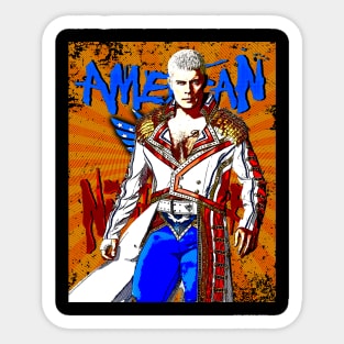 Cody Rhodes // Retro Comics Style Sticker